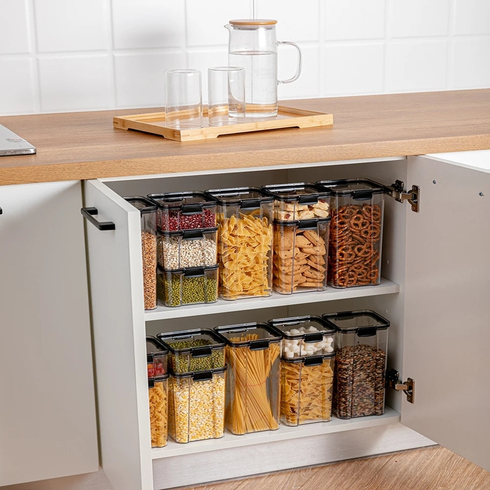 Stackable Food Storage BPA-free Organization Containers with Lids