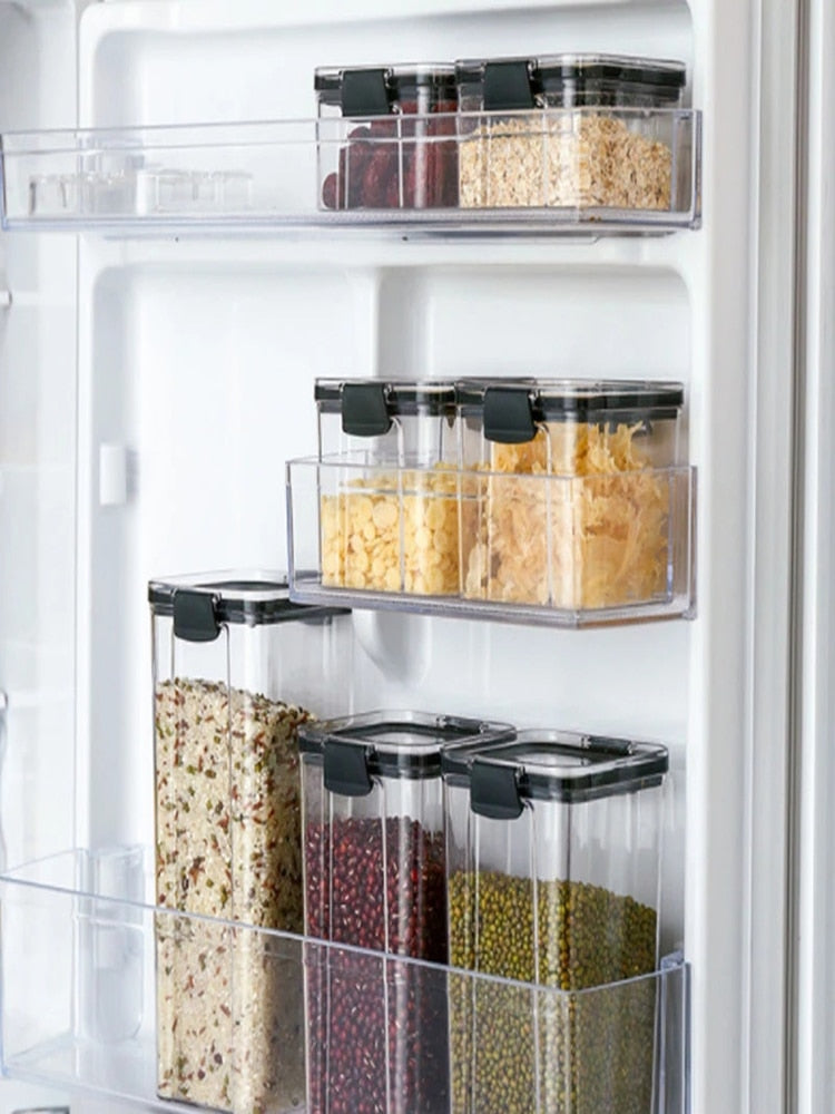 Stackable Food Storage BPA-free Organization Containers with Lids