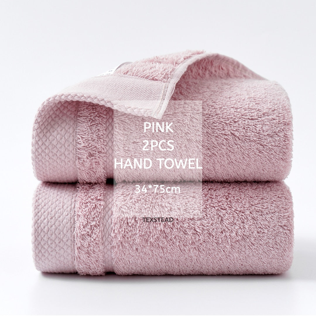 Luxury Cotton Towel Collection - 4 Bath Towels + 2 Hand Towels, Soft & Absorbent, Perfect for Daily Use