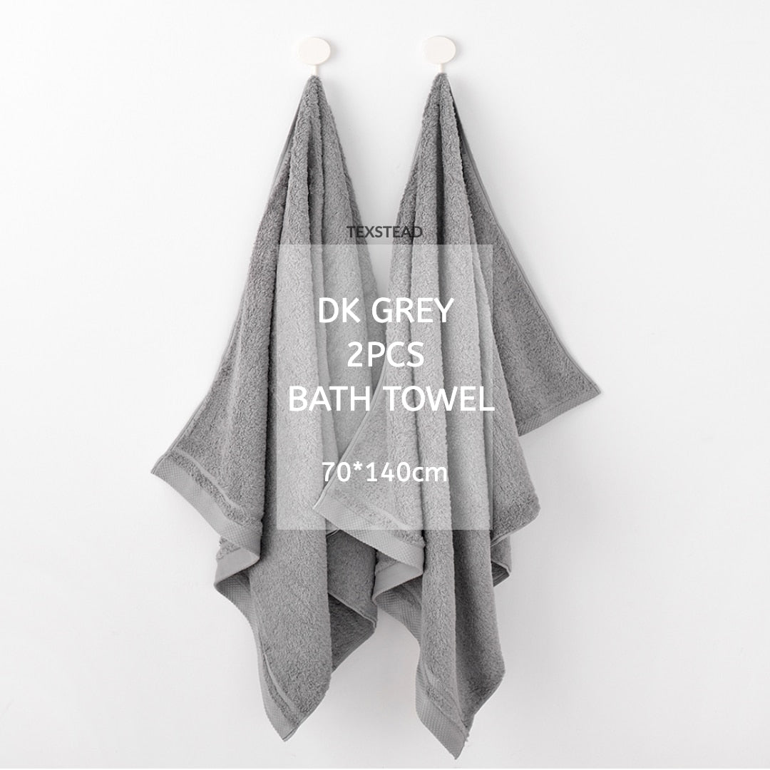 Luxury Cotton Towel Collection - 4 Bath Towels + 2 Hand Towels, Soft & Absorbent, Perfect for Daily Use