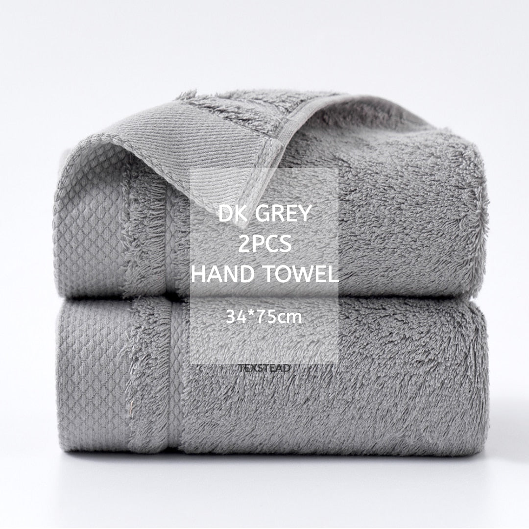 Luxury Cotton Towel Collection - 4 Bath Towels + 2 Hand Towels, Soft & Absorbent, Perfect for Daily Use