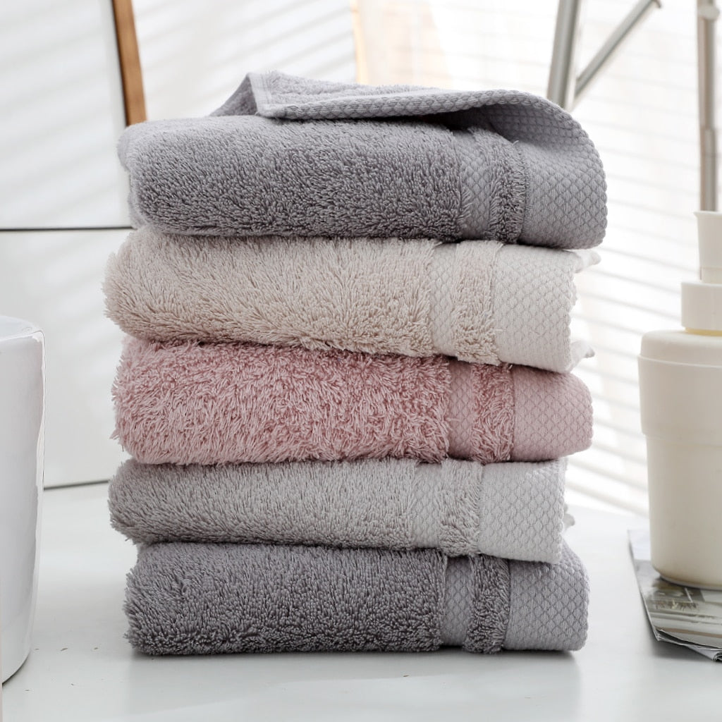 Luxury Cotton Towel Collection - 4 Bath Towels + 2 Hand Towels, Soft & Absorbent, Perfect for Daily Use